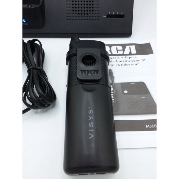 RCA Visys 4 Line Business Cordless Office Phone TC25420 with Box - Picture 10 of 15